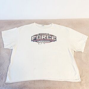 VINTAGE John Force Racing T-Shirt - “The First Family of Drag Racing” Size XL